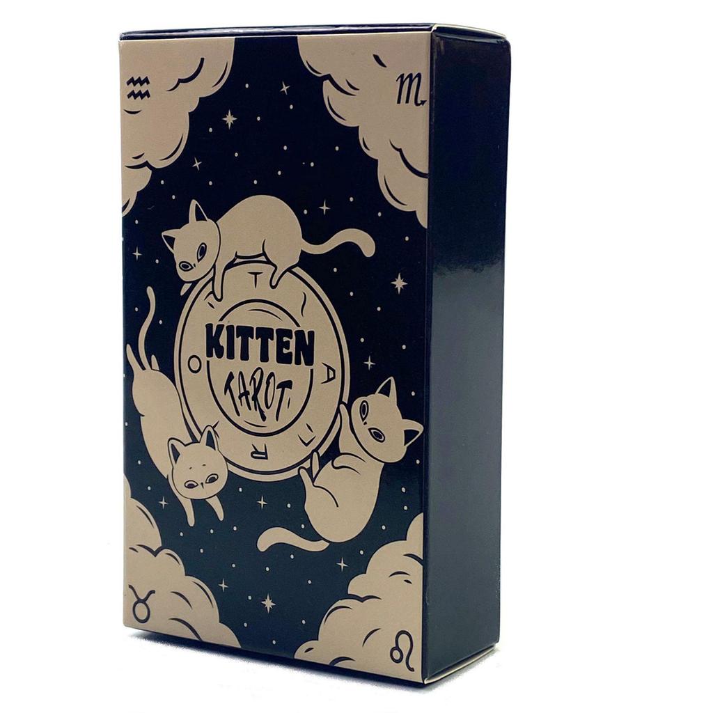Neon Kedi Temalı Tarot Kart Seti