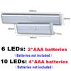 6 /10 Leds PIR Motion Sensor LED Cabinet Light Automatic Sensor Wardrobe Closet Lights Drawer Night Light Lamp for Indoor Lamp
