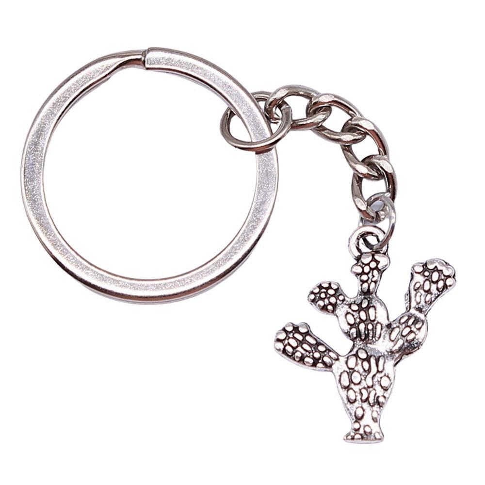Pendants Mushroom Charm Branch Keychain Leaf Key Ring 28mm