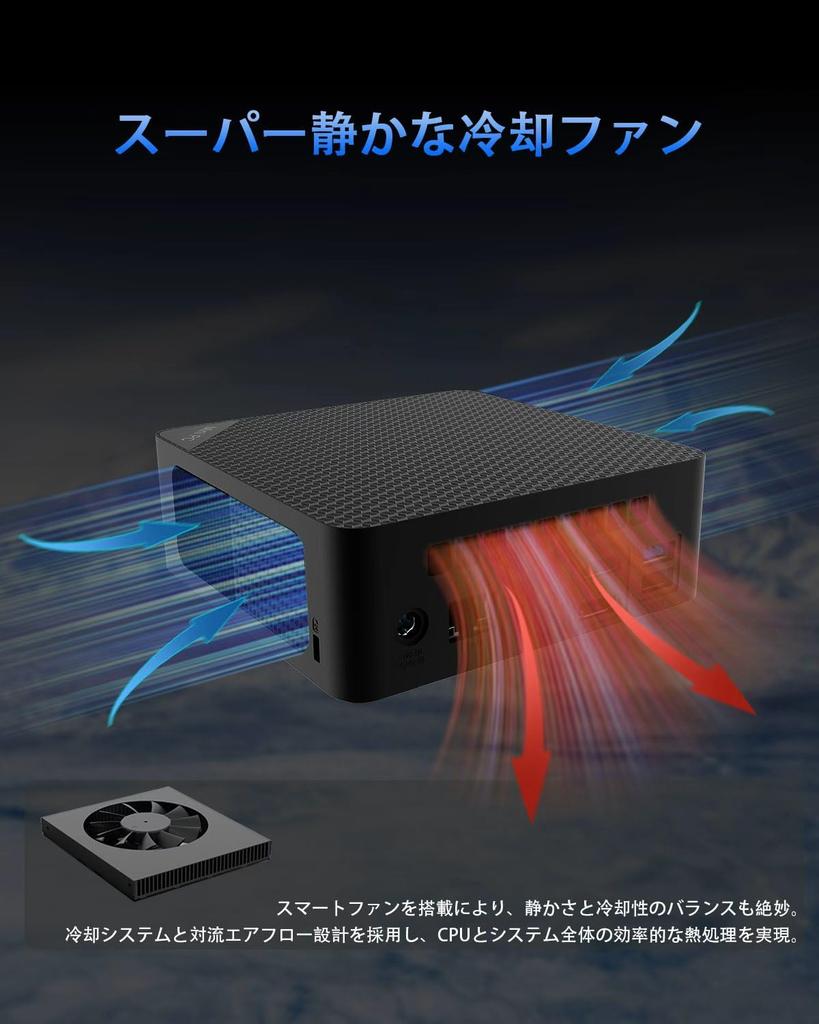 מחשב אישי עם AMD Ryzen 5 מהיר יותר ממיני מחשב R5 Windows 16GB 512GB 4 8 תדר מקסימלי WiFi קטן תצוגה משולשת סימולטנית אנרגיה חום מהיר שקט