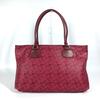 Logo Sulky Bag Tote Bag Shawl Shoulder Bag PVC/Leather RedBased