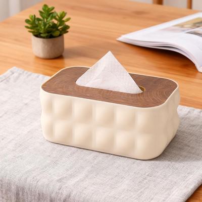 Gesichtstuchboxabdeckung Serviettenpapierhalter Etui Moderne Dekoration Organizer Rechteckig für