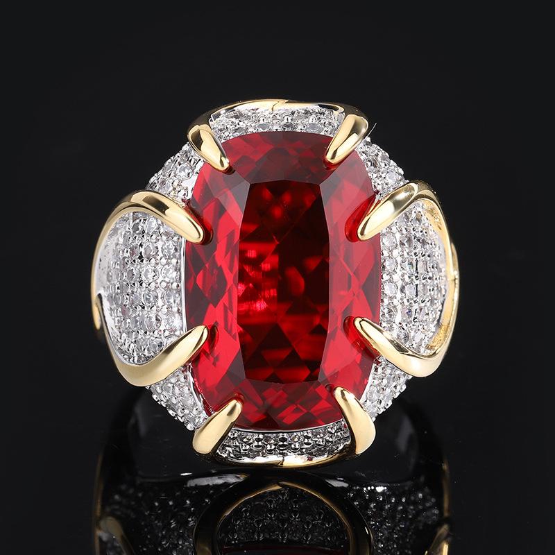 

Ретро сапфір живе кільце текстура імітація кольоровий скарб смарагдове кільце сапфір цукрова вежа кільце основний камінь