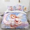 3D Printed Sword Art Online SAO Kirito Asuna Bedding Set for Boys Girls Duvet Cover Twin Queen King Full Single Double Sizes