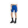 Adidas Equipment Series Comfortable Casual Simple Versatile Three-Quarter Sports Shorts Women Shorts Blue JN6501