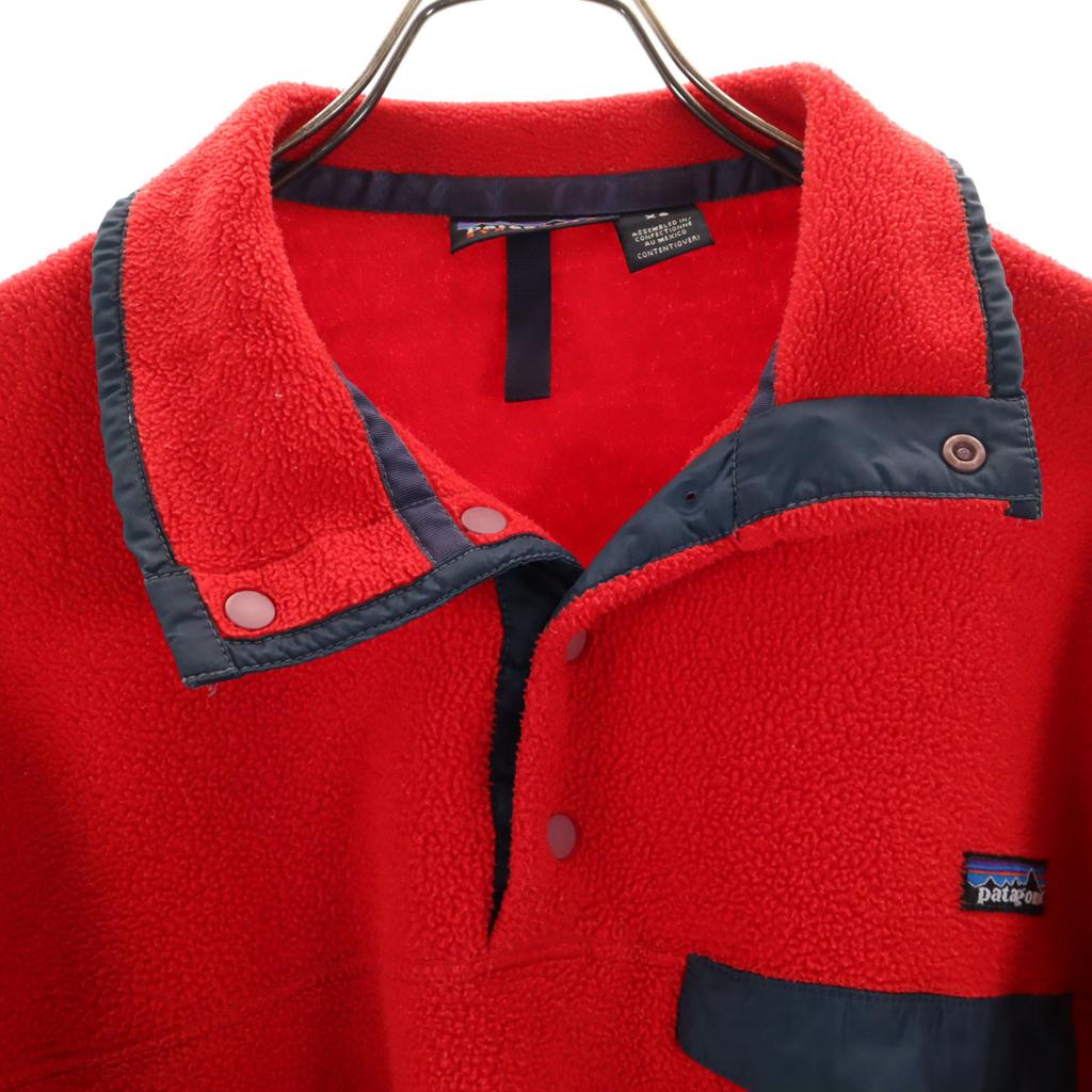 patagonia 00s 25450 Old Schinchilla Half Button Boa Fleece jacket Men's Used