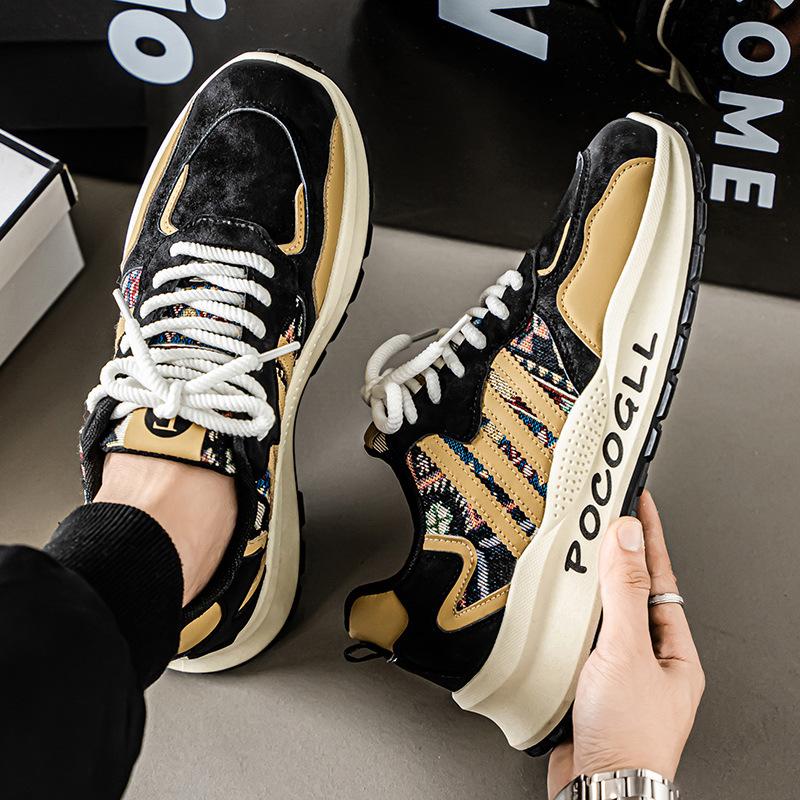 Fashion Summer 2025 New Men's Shoes Versatile Running Casual Breathable Sneakers for Teenagers Soft Soles Anti-slip Sports Shoes