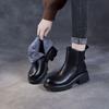 Thick-soled, Chunky Heel, Casual Short Boots for Women, Thickened Snow Boots, Cotton Shoes