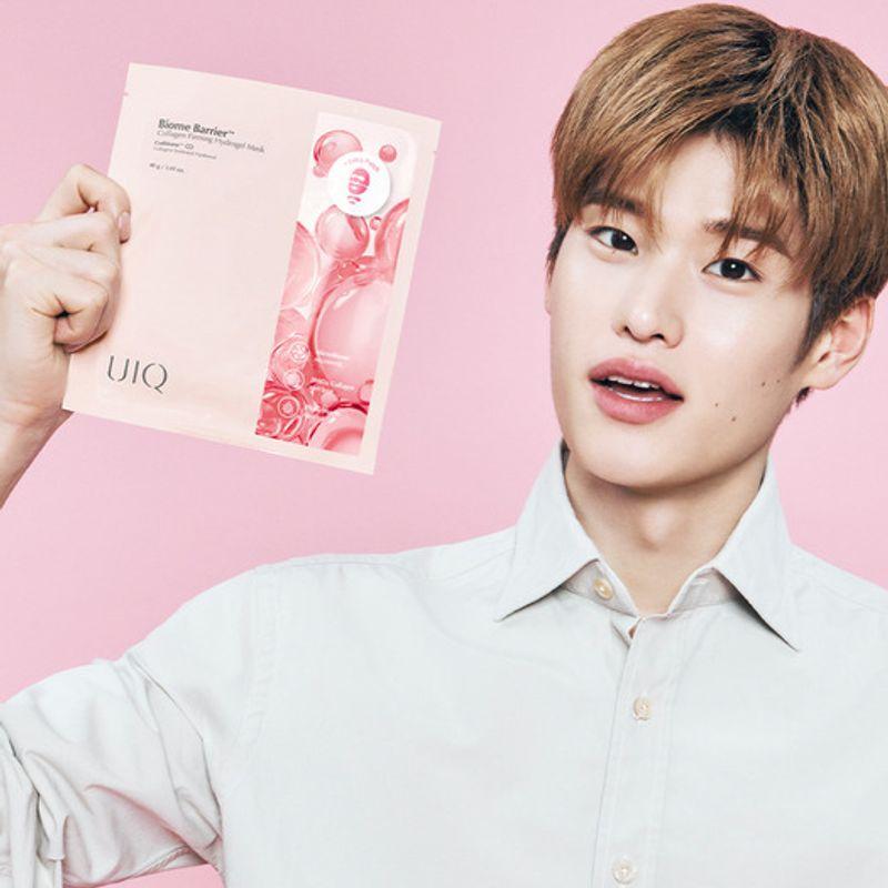 UIQ [5 sheets] Biome Barrier Collagen Firming Hydrogel Mask