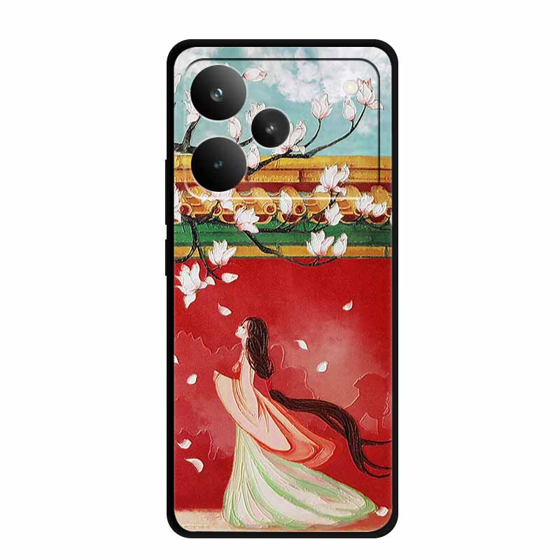 3D Hoesje Voor Realme P4 Pro 5G Telefoonhoesje P4Pro Coque Reliëf Bloemen Siliconen Zachte Achterkant Voor Realme P4 Pro Hoesje P 4 Pro