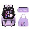 KPop Demon Hunters Rumi Anime Merchandise Backpack and Pencil Case Convenient Backpack for Couples for Business Trips and Travel