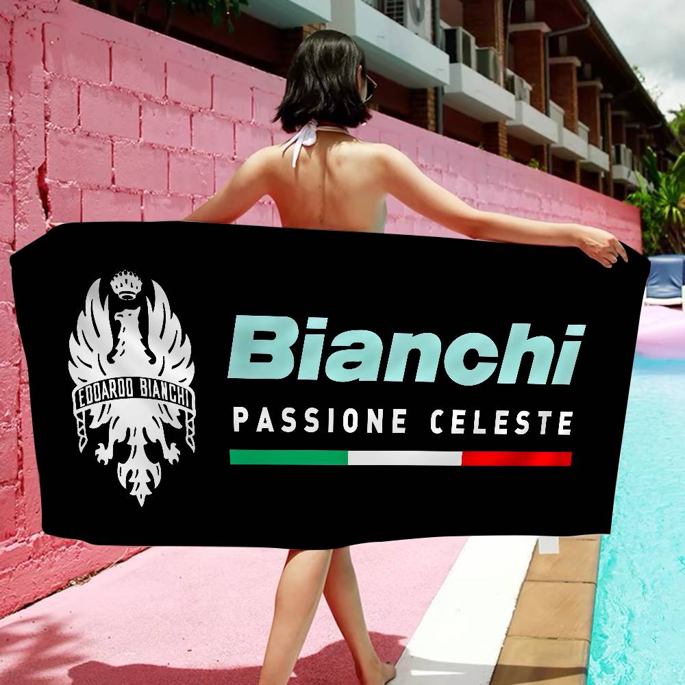 Living Room Carpet Bianchi Bike Microfiber Blanket Quick Drying Beach Towels Oversized Super Absorbent Pool Towel Blanket
