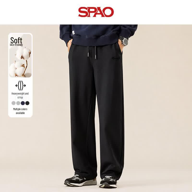 SPAO Men s Retro Casual Straight-Leg Sweatpants 2XL