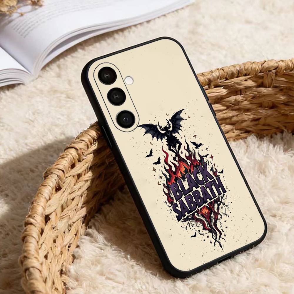 Band B-BLACK S-SABBATHS Phone Case For Samsung Galaxy A20,21s,22,31,32,52,53,72,73,80,91 Soft Black Shell