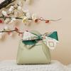 20 Stück Leder Geschenkbeutel Schleife Verpackungsbeutel Hochzeitsgeschenk Verteilungsbeutel Süßigkeiten Verpackungsbox Rosa Mini-Handtasche