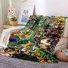 Turtles Forever Flannel Blanket Throw Blanket Soft Warm Sofa Bed Camping Car home Decor Unique Christmas Gift C9301390