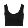 Miso Womens/Ladies Ribbed Premium Cotton Slim Crop Top