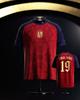 Lamine Yamal #19 2026 Spagna Campione 2 Stelle Maglia da Calcio per Fan Uomo Donna Traspirante Asciugatura Rapida Y2k T-shirt Sportiva Estiva