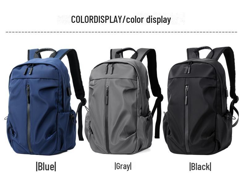 Men's Casual Travel Backpack: Stylish, European & American Design, Trendy School & Computer Bag