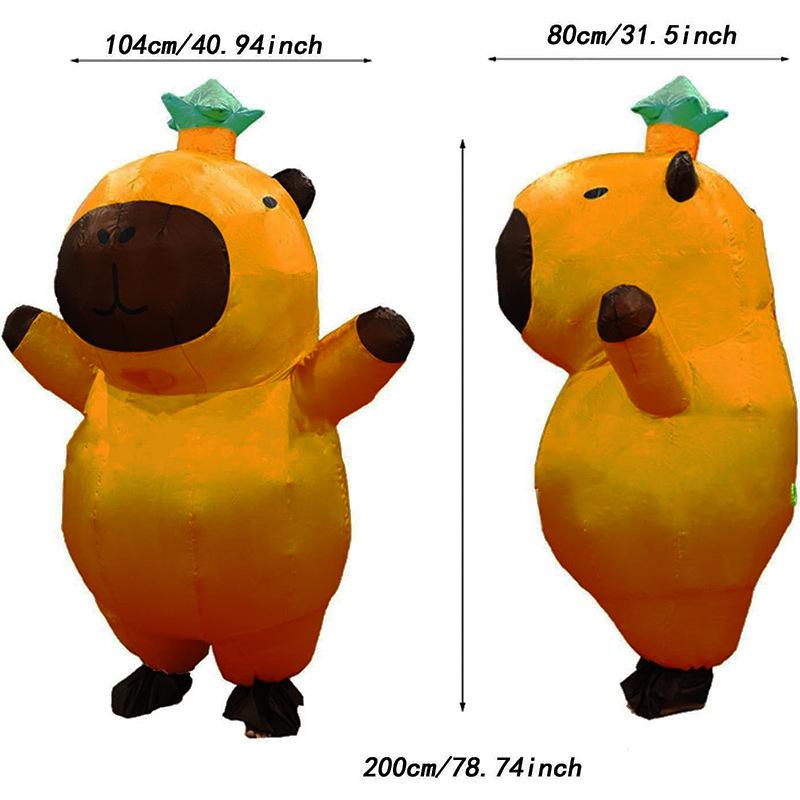 Capybara Inflatable Costume for School Events, Sports Day, Outdoor Fun, Parent-Child Activities, and Halloween