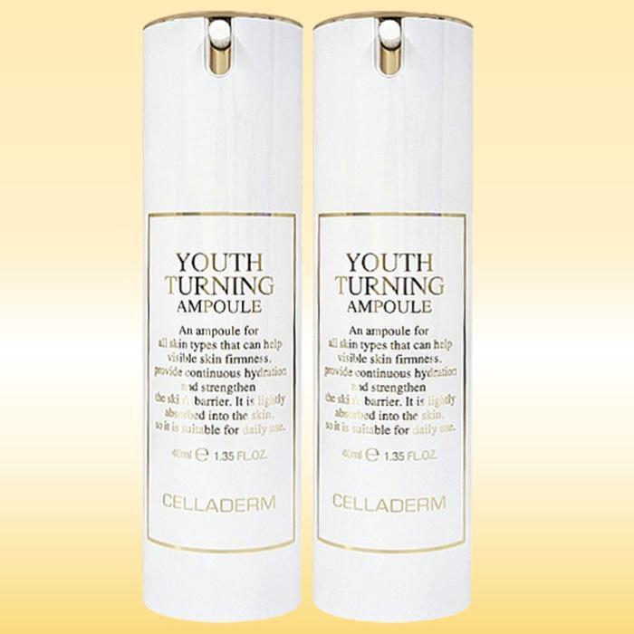 [CELLADERM] Youth Turning Return Ampoule 40ml x 2 Skin Barrier Recovery Anti-Aging Ampoule /SH (11290301)