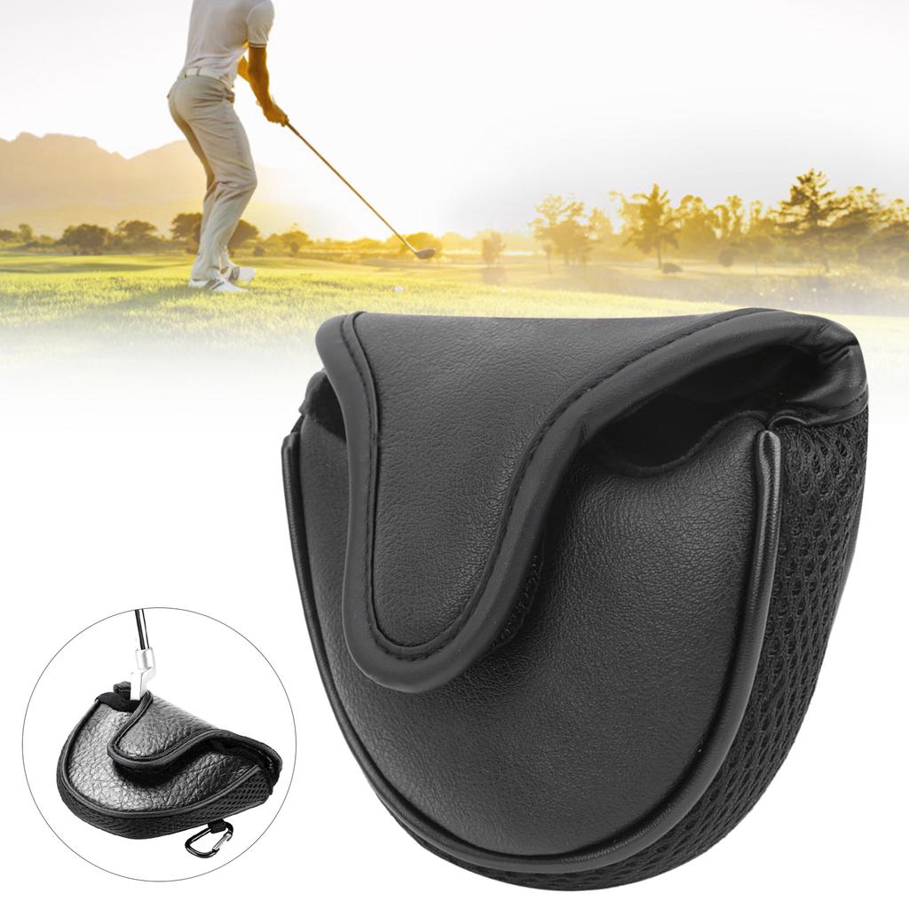 Putter Covers Headcover Semicircle PU Leather Guard Waterproof Accessory