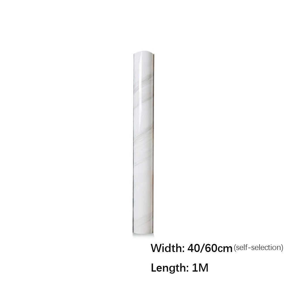 40/60cm Marble Grain Stickers Oilproof Self-Adhesive Decorative Film Waterproof Stickers Desktop