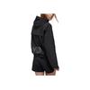 Y-3 Back Logo Printed Hooded Zip Long Sleeve Jacket Women Jackets Black IX0009