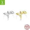 Tier Fuchs Offener Ring, Charm S925 Sterlingsilber Ring