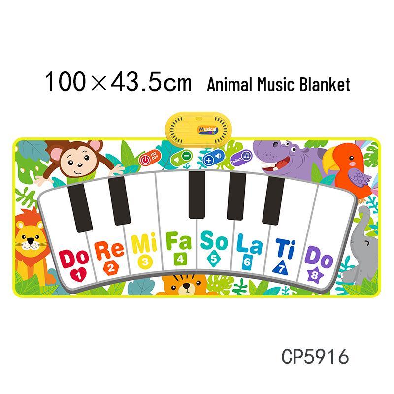 2022 Animal Music Baby Learning Piano Mat: Children's Dance Blanket Toy
