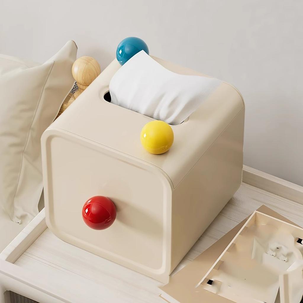 Retro Dark Green Plastic Tissue Box
