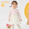 Balabala Girls' Winter Floral Princess Dress