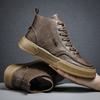 Spring new Martin boots high-top casual board shoes black boots sports casual shoes