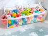 DIFEIUKI Bath Toy Storage Net, 3-Tier, Wall-Mounted, Hanging Mesh Bag, Drain Net, Breathable, Quick-Drying, Mold-Resistant, Stuffed Animal Storage,