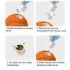 Cat Toy with Sound Feature Cats Bouncy Exercise Ball Interactive Ball Toy with Feathers for Cats Stress Relief Fun Activity Indoor Outdoor Use