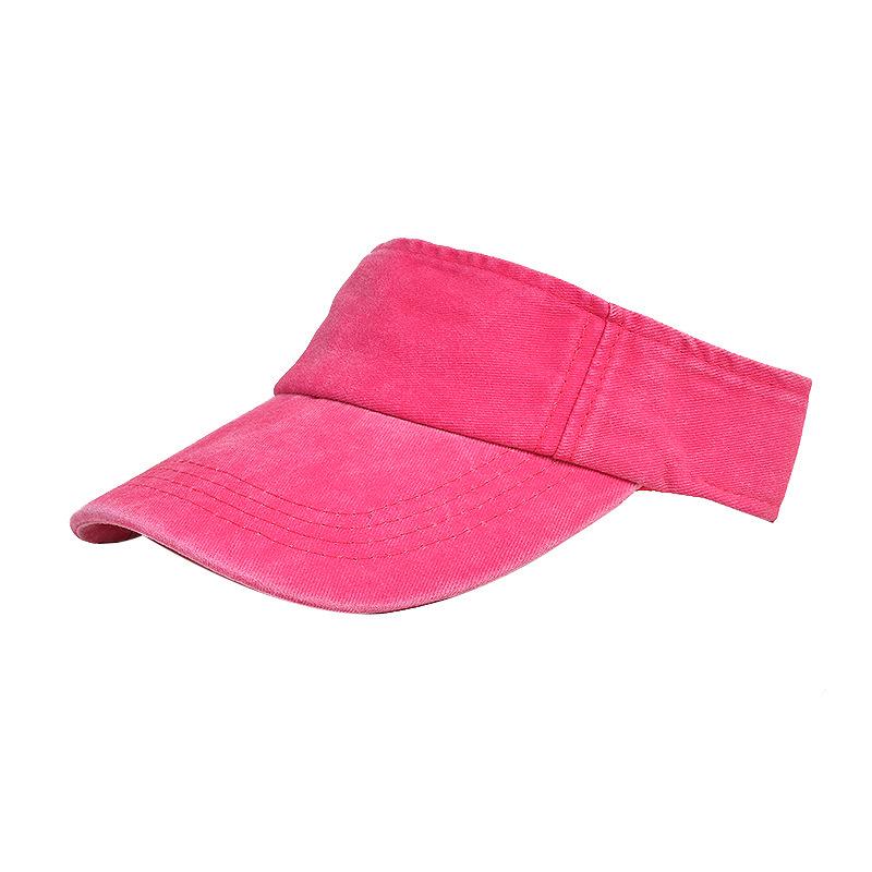Unisex Korean Style Outdoor Washed Denim Baseball Cap with Sunshade