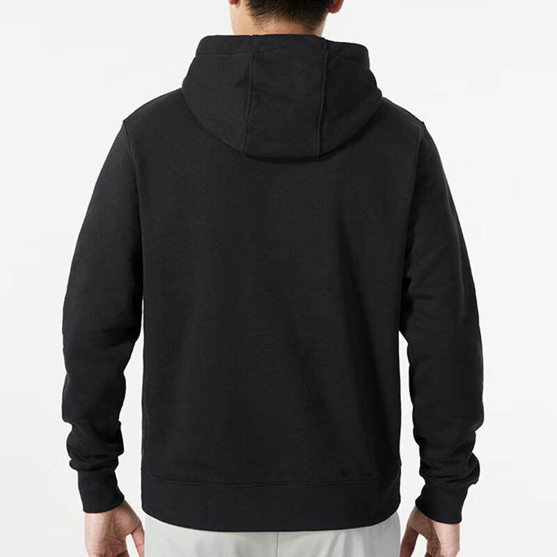 Nike Solid Color Casual Hooded Pullover Long Sleeve Sweatshirt Men Sweatshirt Black FB8440-010