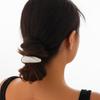 Personalized Metal Smooth Elastic Hair Band Female, Versatile Cold Wind Geometric Square Headdress Hair Accessories