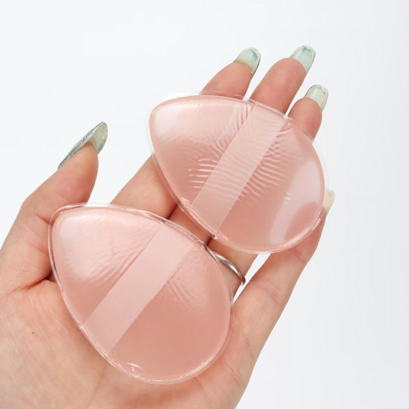 Soft Silicone Gel Powder Puff Sponge For Cosmetic Face Foundation Bb Cream No Powder Eating Powder Cosmetic Puff Makeup Tools