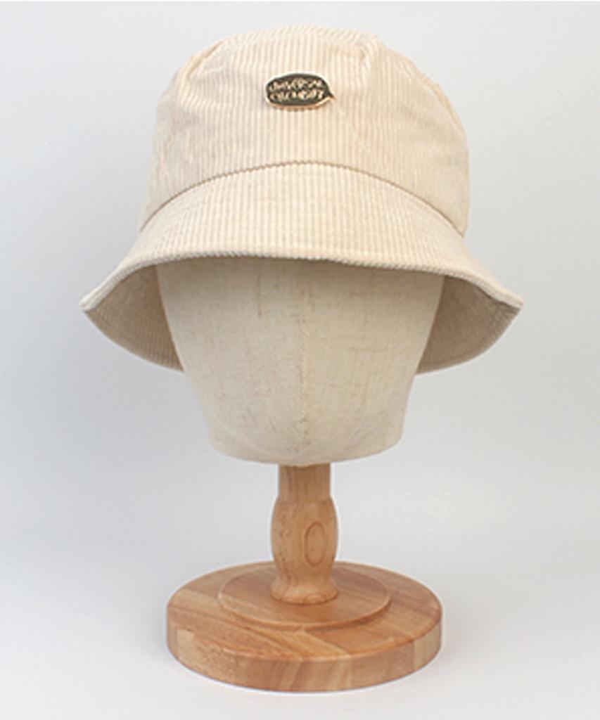 Yunibeosyeolkemiseuteuli Corduroy Bubble Ivory Bucket Hat