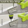 A20F-Door Hinge Jig,Door Hinge Router Jig, Door Hinge Installation Kit Fit 3 Inchto 5 Inch Length And 1/4 Inch Or 5/8 Inch