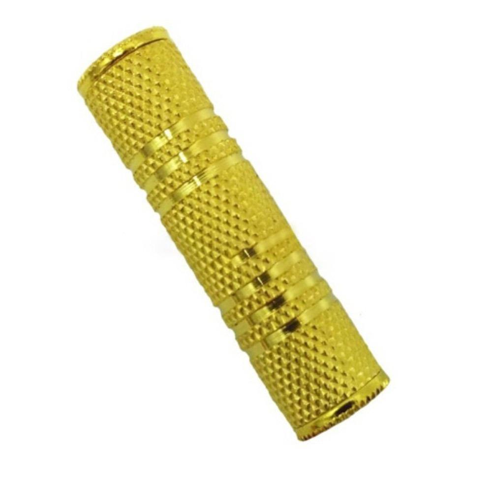 Gold Plated 3.5mm Jack Coupler 3.5 Mm Female To 3.5mm Female 3.5mm Stereo Coupler Socket