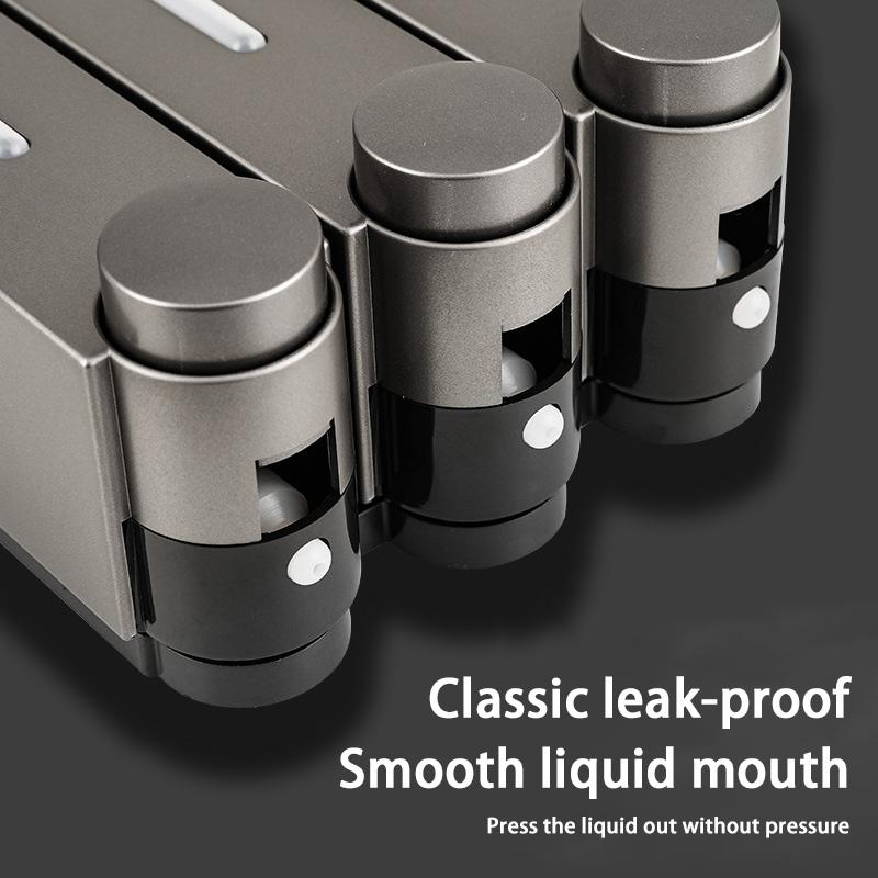 Manuální dávkovač mýdla nástěnný hřebíkový dávkovač na gel na ruce nádoby na tekutiny koupelna hotel sprcha šampon tekutý dávkovač