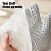 Pet Hair Removal Gloves 2-in-1 Deshedding Grooming Glove for Dogs Cats Double Sided Fur Remover Mitt for Couch Clothes Carpet Car Seat