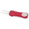 Golf Fork Golf Divot Repair Spring Tool Pitchfork Cleaner Putting Green Fork Training AidsRed