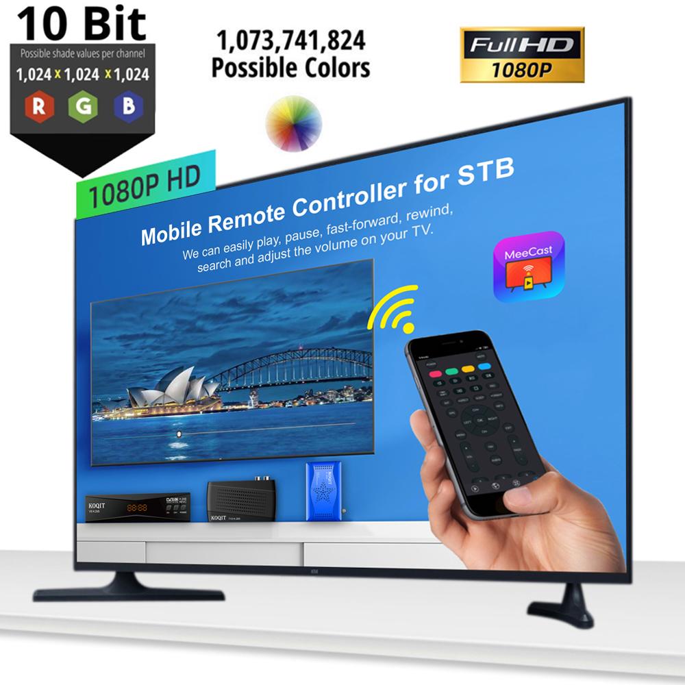 Europe H.265 DVB-T2 DVB-C TV Decoder HD 1080P Mini TV Tuner HEVC 10Bit FM Digital Terrestrial Receiver Support WiFi