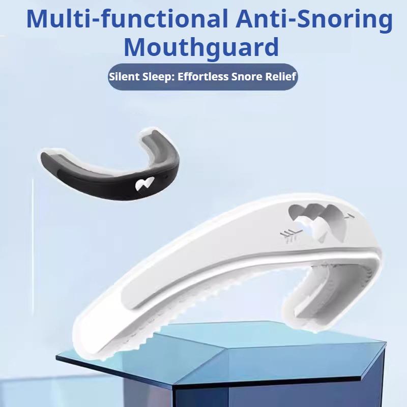 Nighttime anti-snoring mouthguard