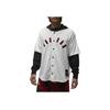 Jordan Logo Letter Print Splicing Casual Hooded Jacket Men Jackets White FB7035-133
