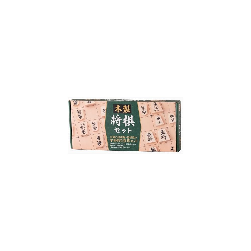 Gentosha Wooden Shogi Set Folding Board Game for Ages 6 and Up