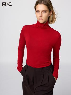 Japan UlTra Warm HeaTTech Cashmere Blend TurTleneck T